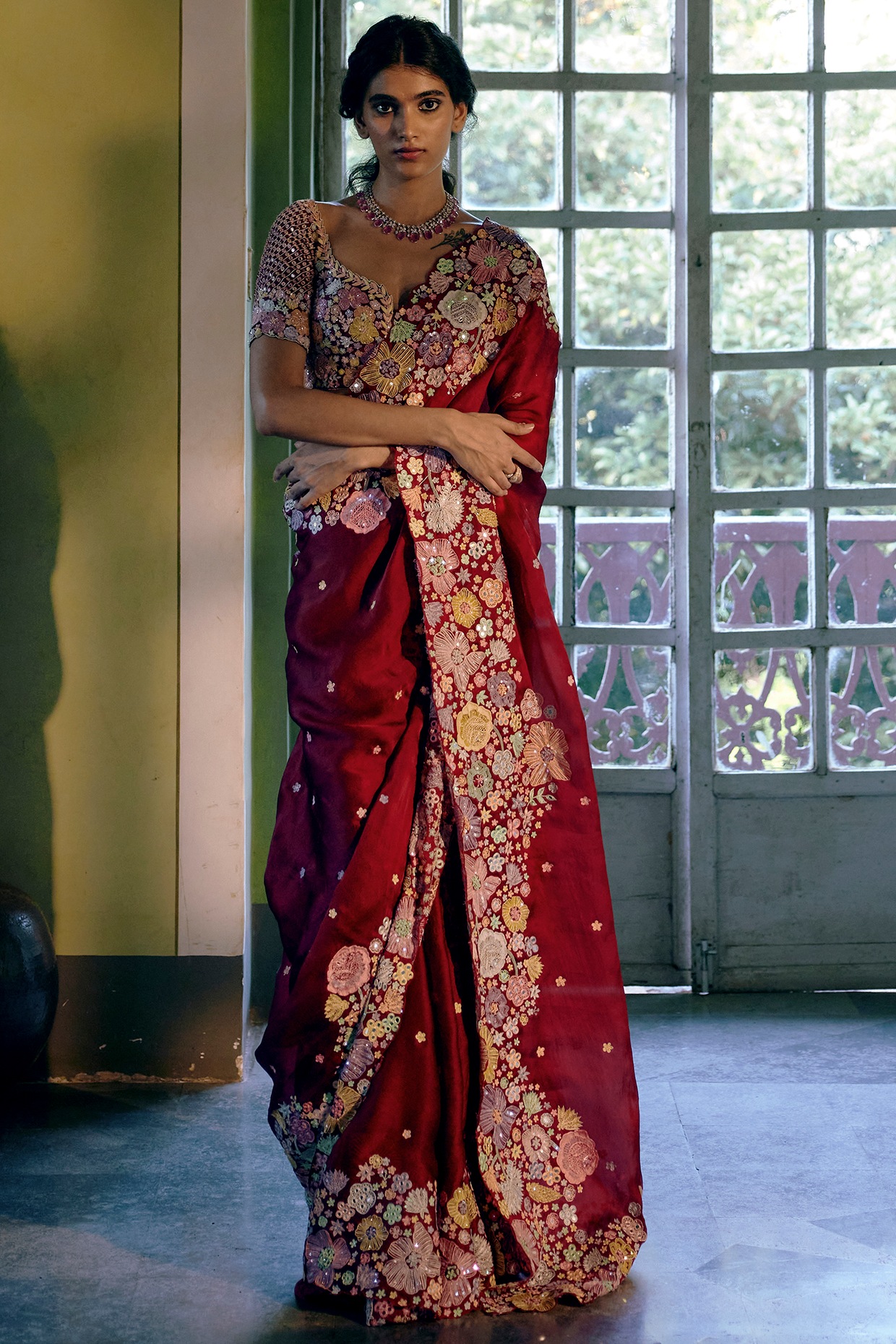 Buy Red Silk Sarees Online for Women in USA